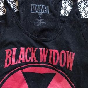 Black Widow Marvel tank